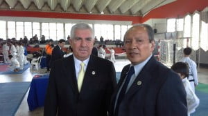 Maestro Jorge Rogers junto a Eduardo Gonzalez en el Torneo Amistad en Escobar