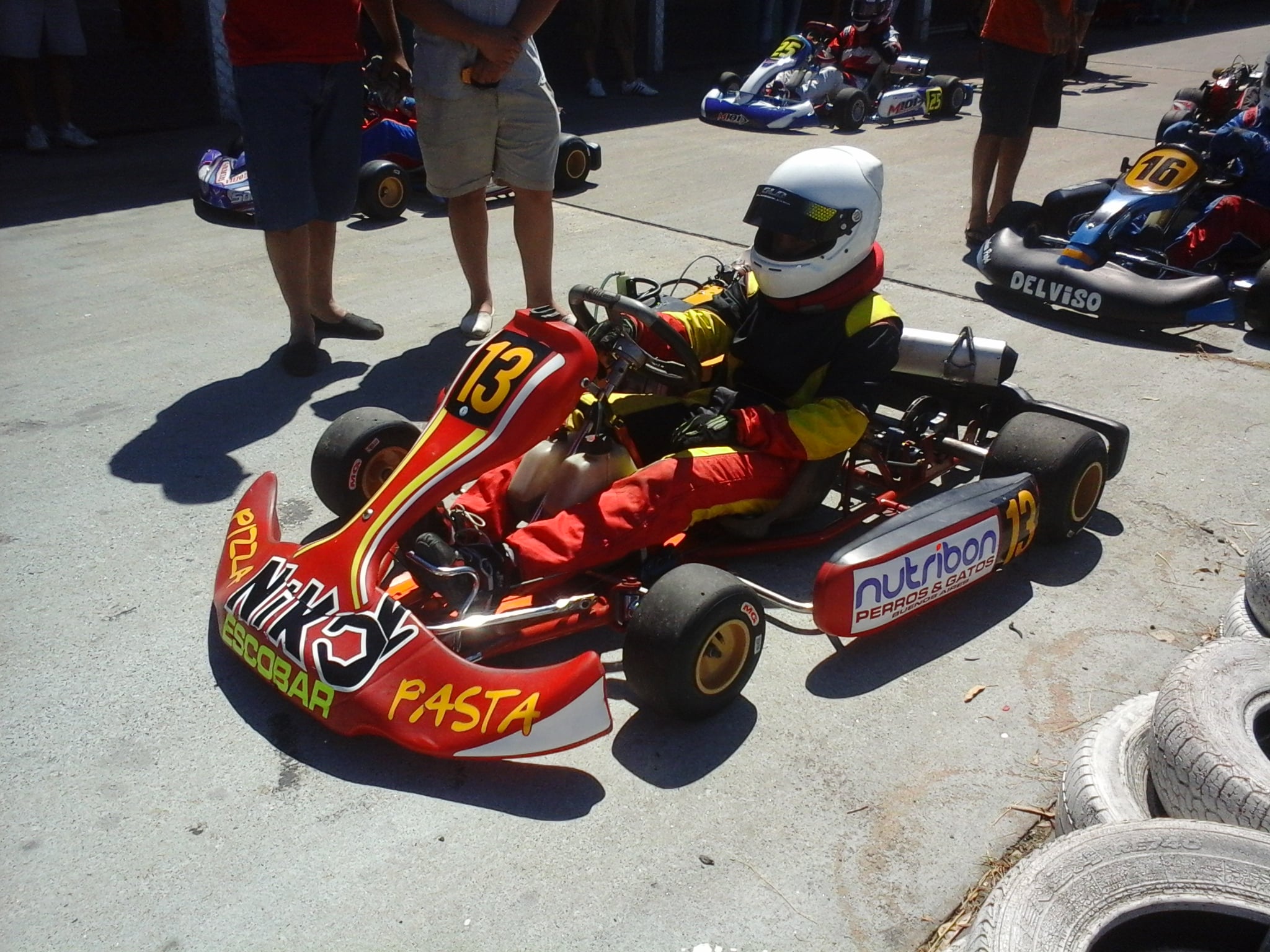 Karting: Lucas Monroy, se prepara para la carrera con invitado del próximo domingo en Zárate