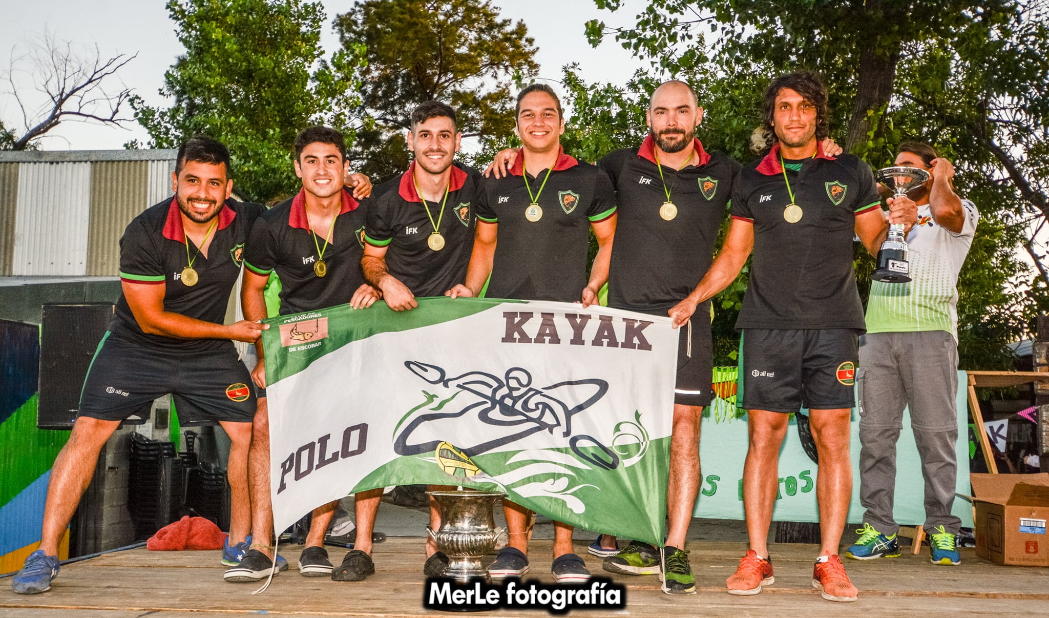 Club de Pescadores de Escobar “A” bicampeón  de la Copa Argentina de Kayak Polo