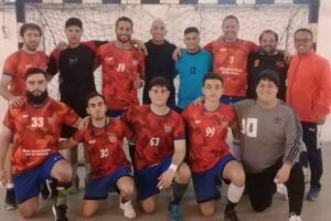 Caballeros menores de Handball Escobar lograron un merecido triunfo