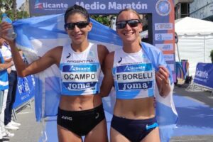Daiana Ocampo fue medalla de plata en los 21K del Campeonato Iberoamericano
