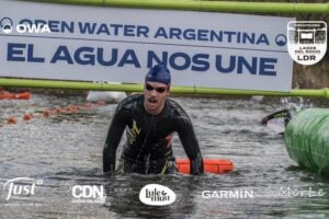 Martin Lemme clasifico 3° en la carrera  de aguas abiertas en Pilar