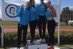 Escobar obtuvo 4 medallas en la final de los Juegos Evita 2022