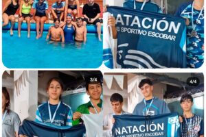 Auspicioso debut del equipo de natación de Sportivo Escobar en FANNBA
