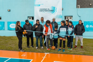 Sportivo Escobar camino al centenario inauguró sus canchas externas con un 3 x 3