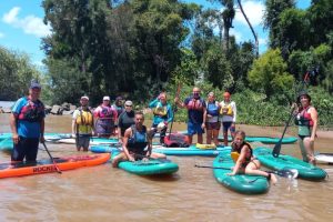 Stand up paddle, una nueva disciplina  en el club de Remo y Nautica de Escobar